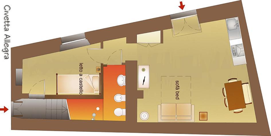 Le Residenze Ristori Apartment Cortona Exterior foto